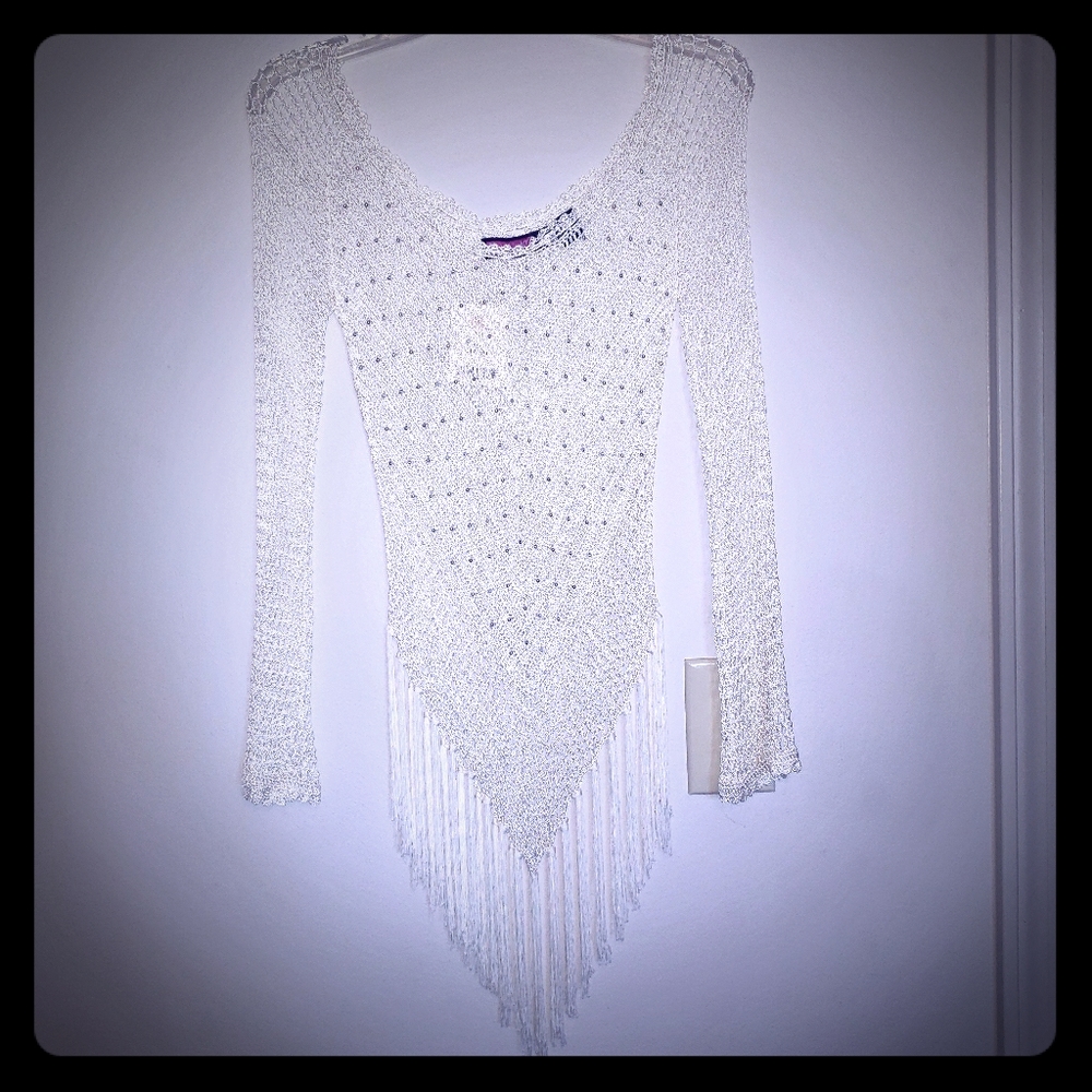 Crochet tunic top